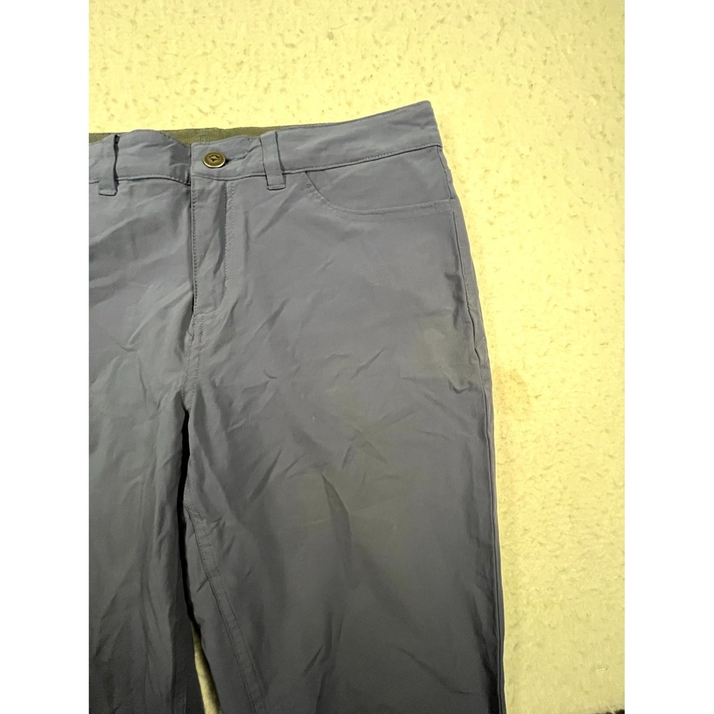 Patagonia Worn Wear Skyline Traveler Pants Womens 8 Blue Slim Fit Sun Protection - Picture 3 of 16